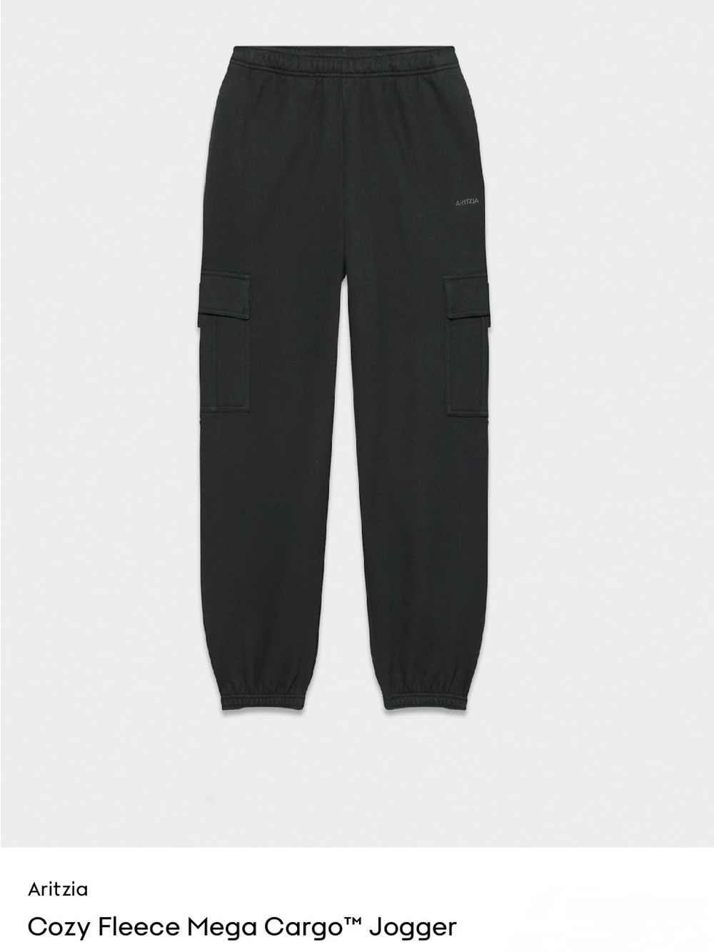Aritzia Cozy Fleece Mega Cargo Jogger Pants - XS